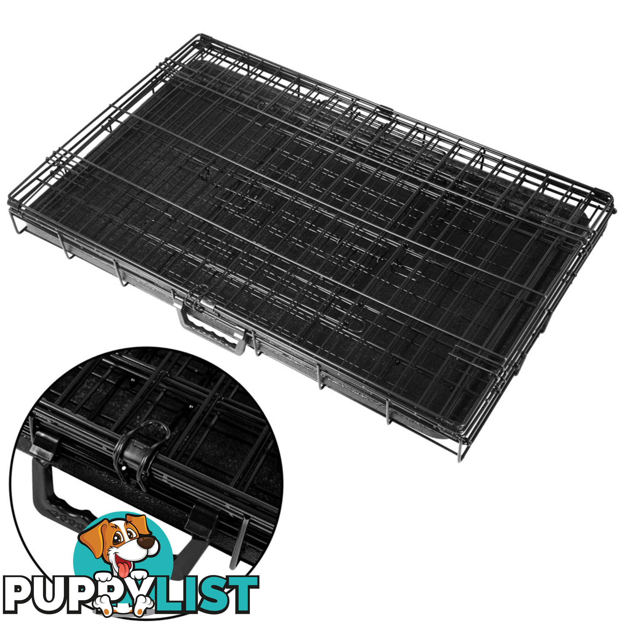 Metal Collapsible Dog Cage 30IN