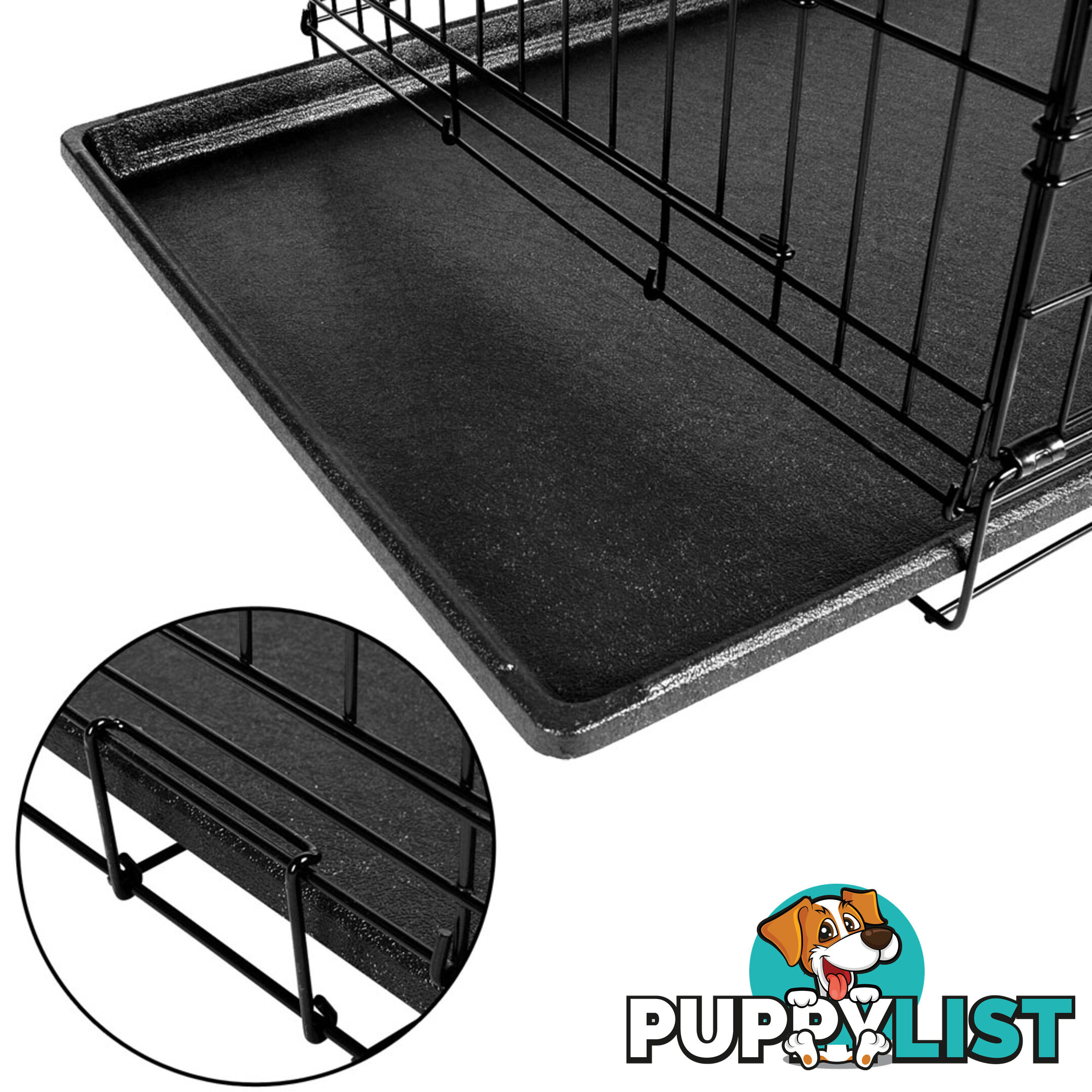 Metal Collapsible Dog Cage 30IN