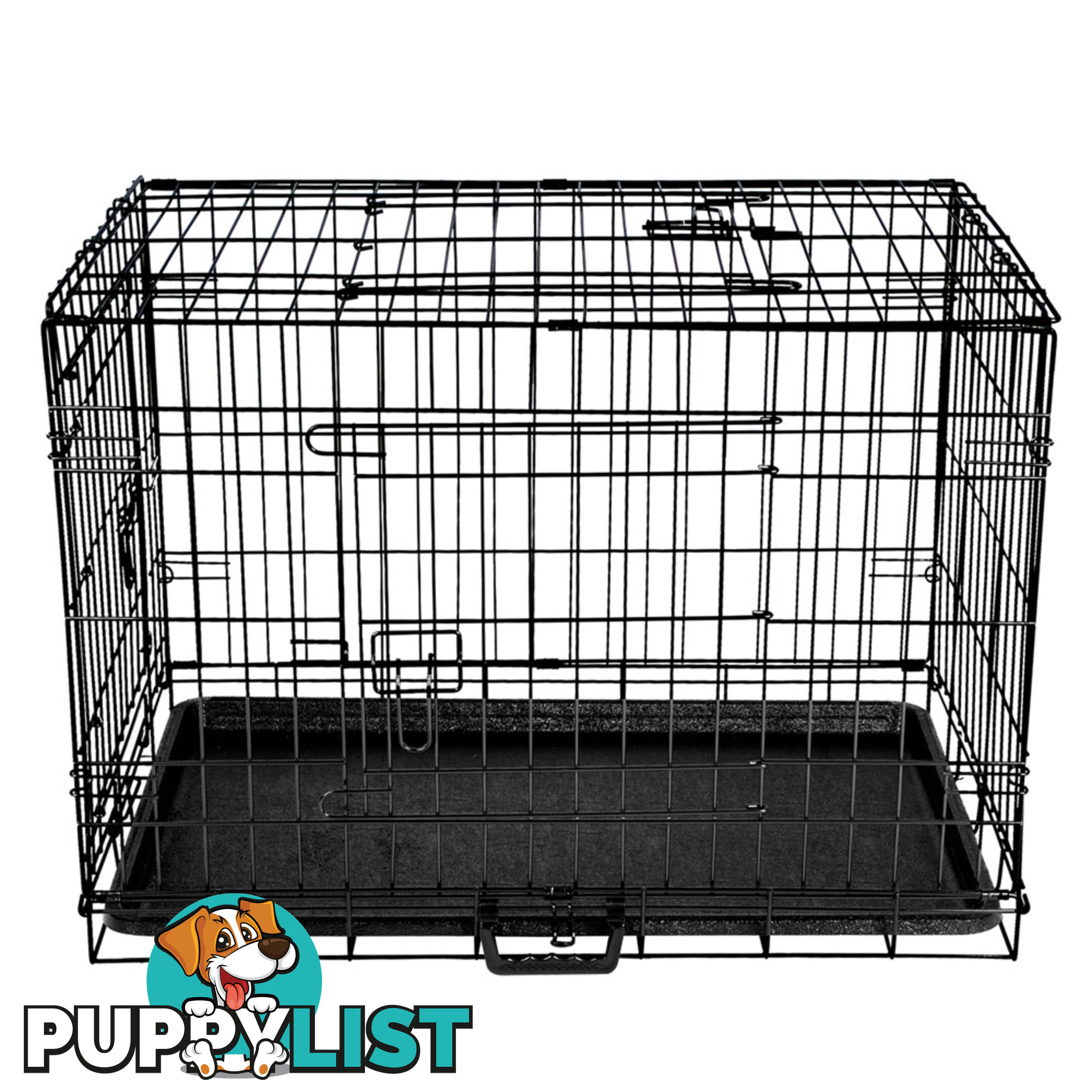 Metal Collapsible Dog Cage 30IN