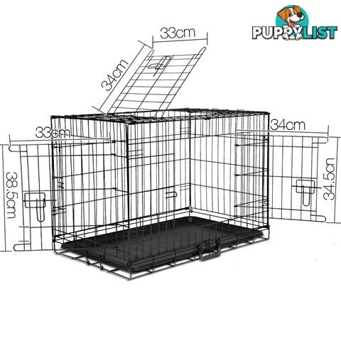 Metal Collapsible Dog Cage 30IN