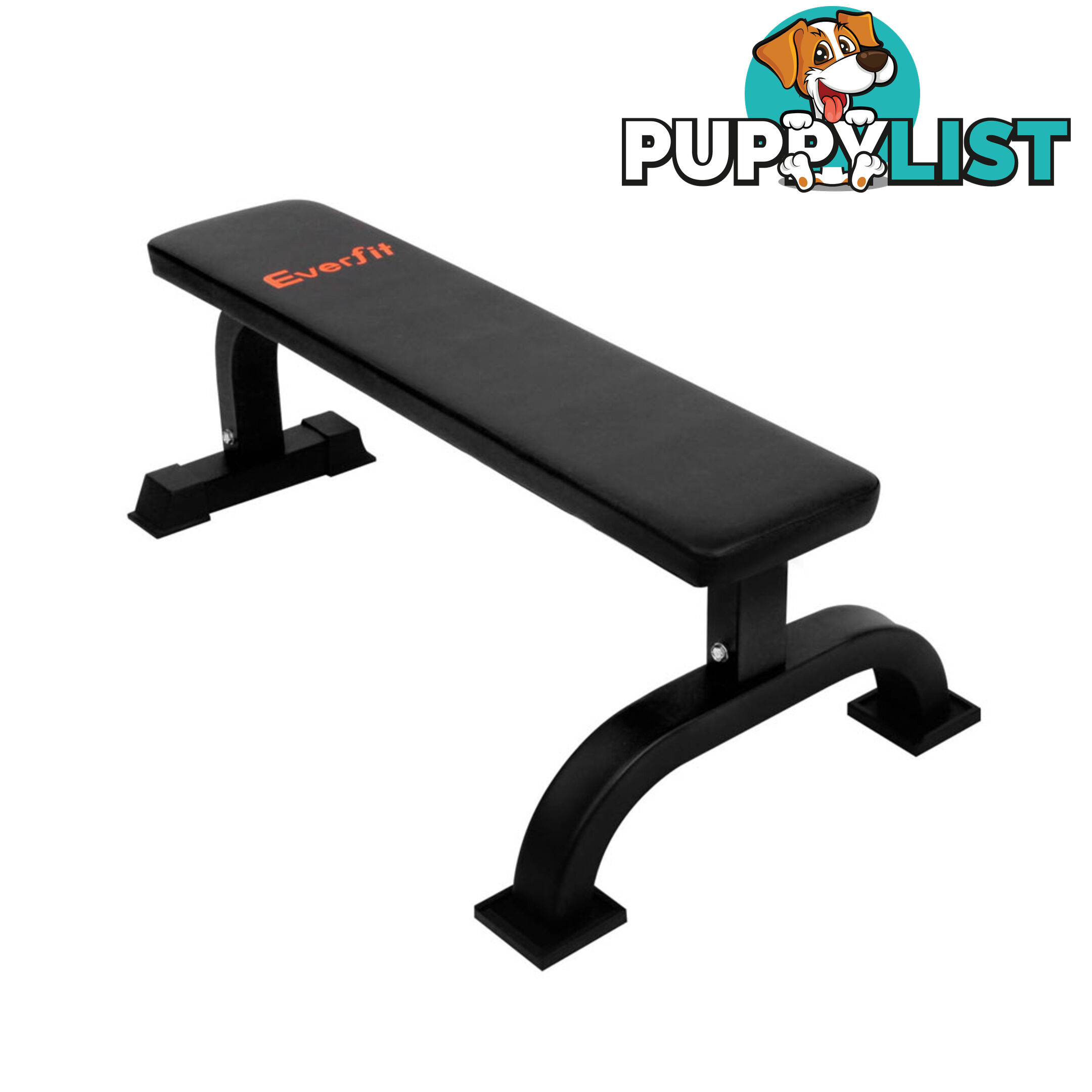 Fitness Flat Weight Bench Black