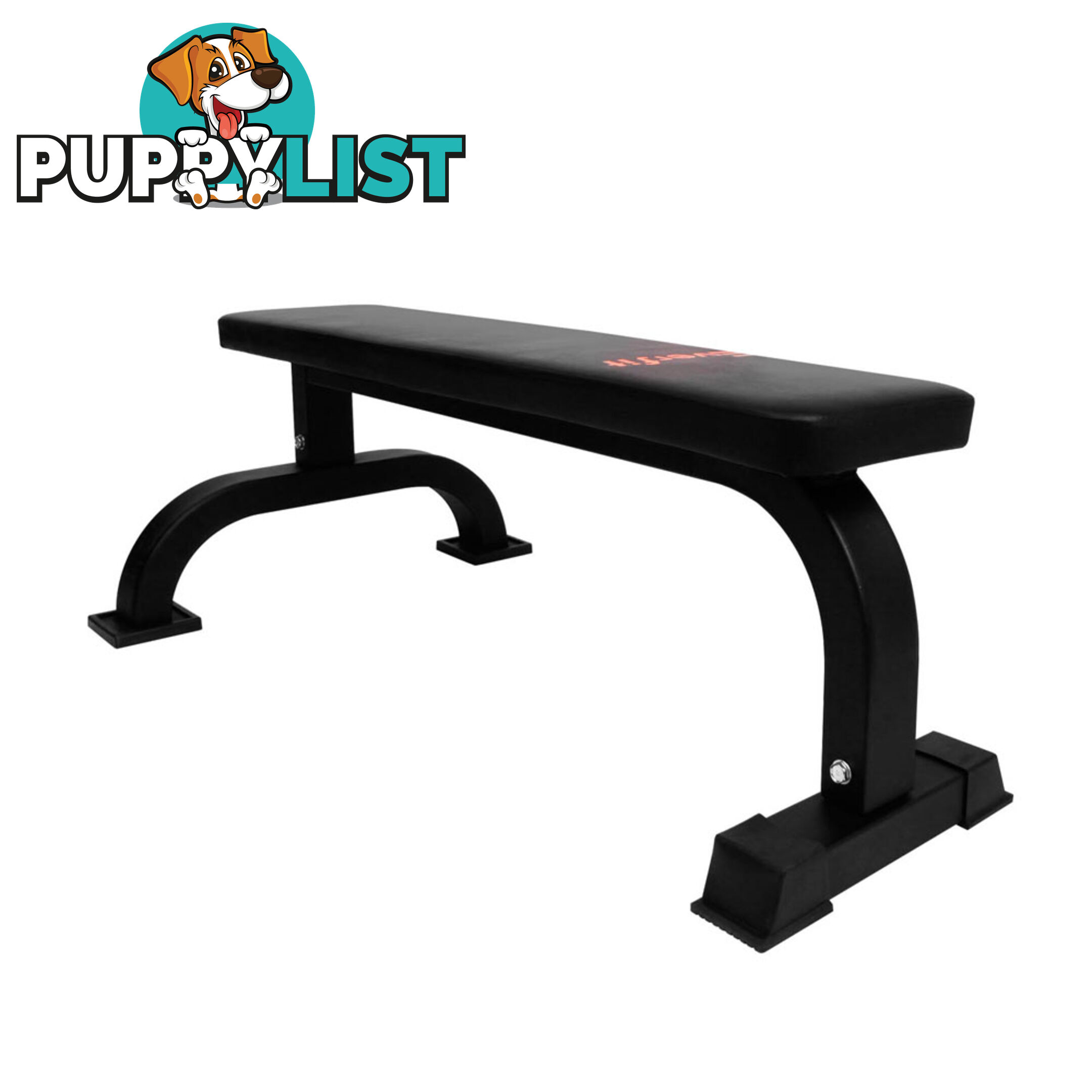 Fitness Flat Weight Bench Black