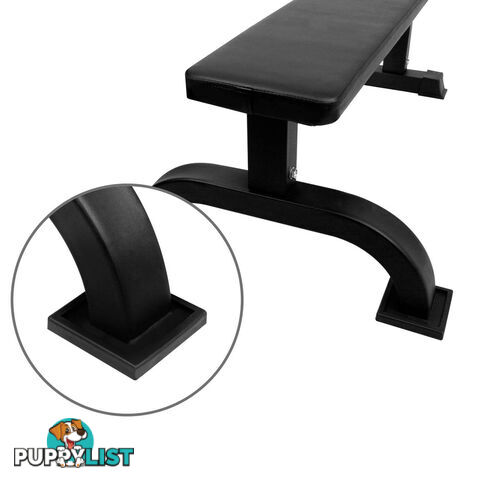 Fitness Flat Weight Bench Black