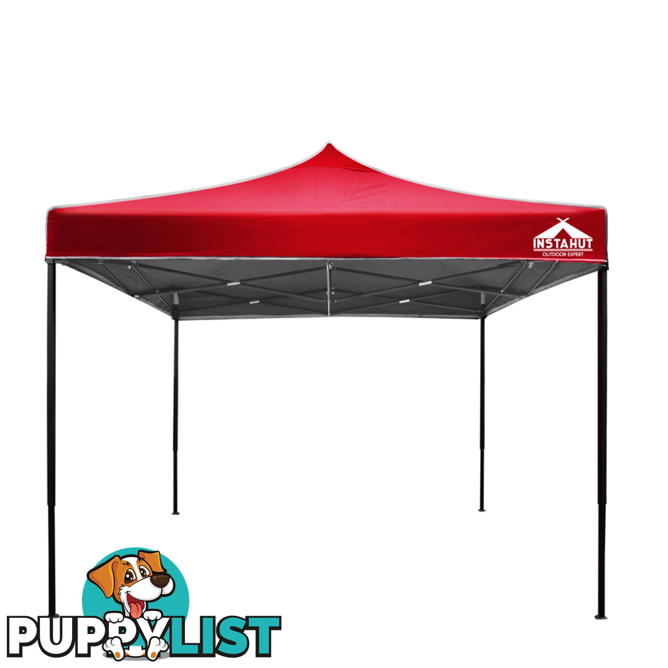 3m x 3m Pop-up Garden Outdoor Gazebo Red