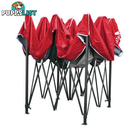 3m x 3m Pop-up Garden Outdoor Gazebo Red