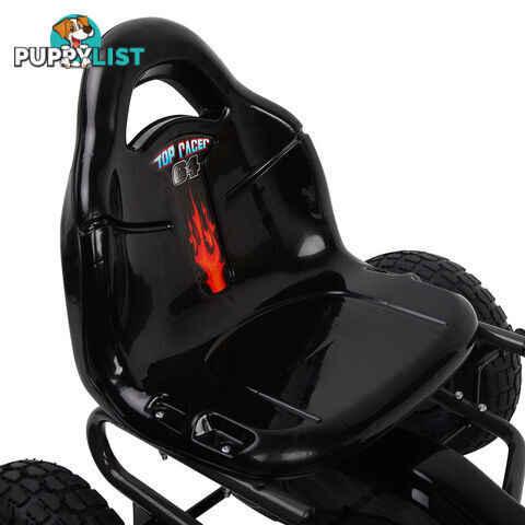 Kids Pedal Go Kart - Black