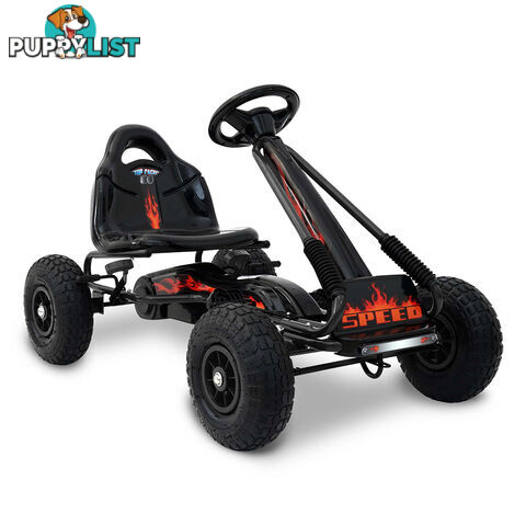 Kids Pedal Go Kart - Black