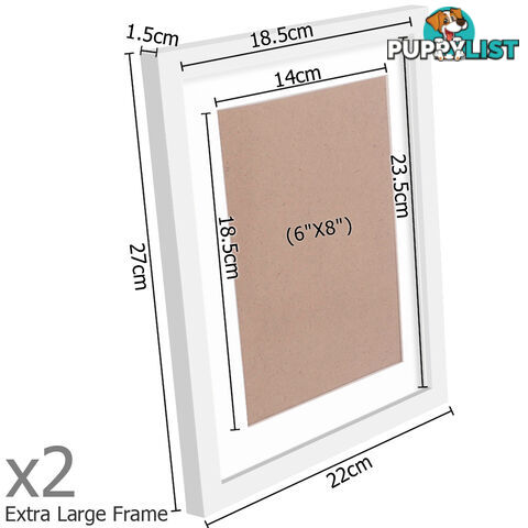 26 Piece Picture Frames Set Multi Wall Photo Home Decor Art White Gift Present