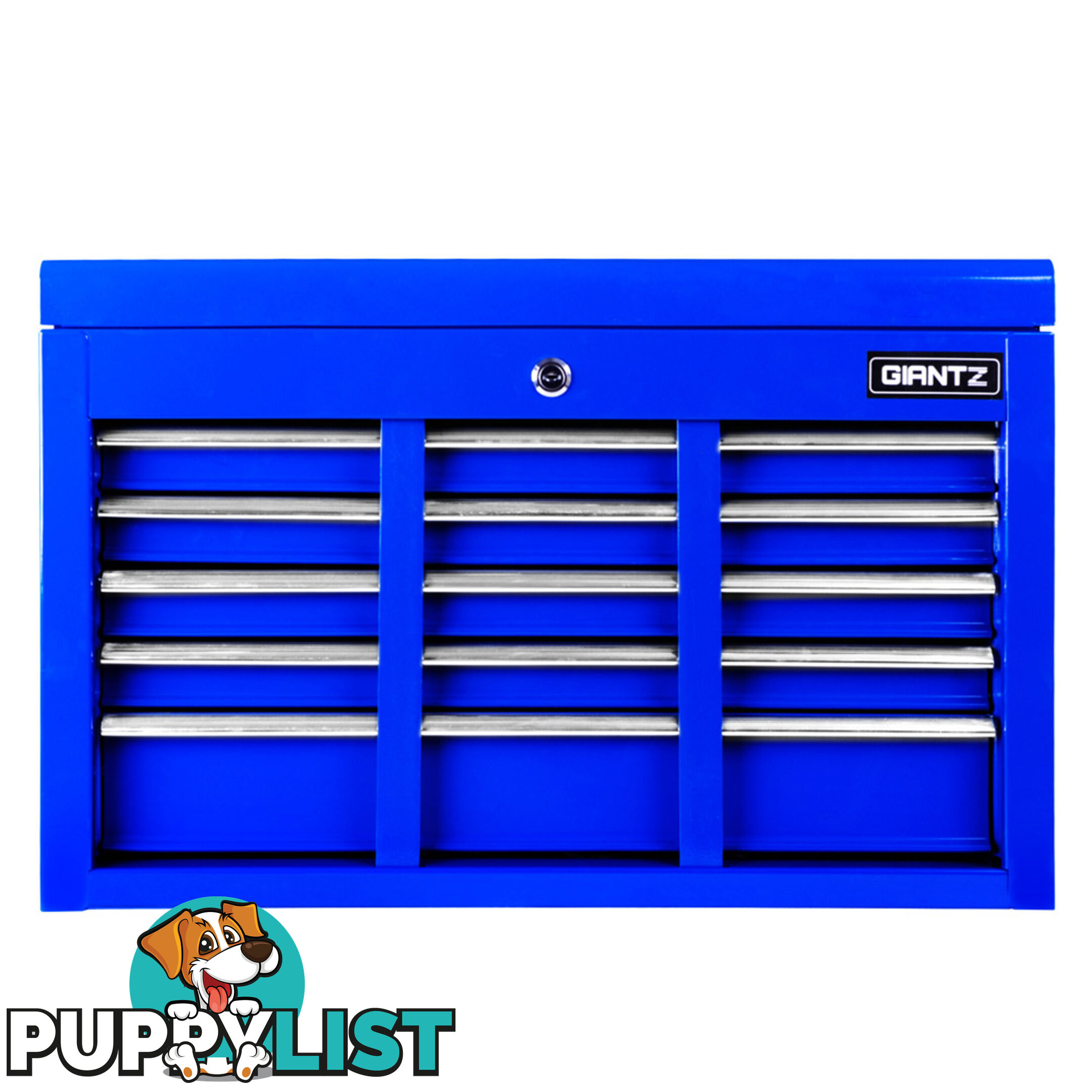 9 Drawers Tool Box Chest Blue