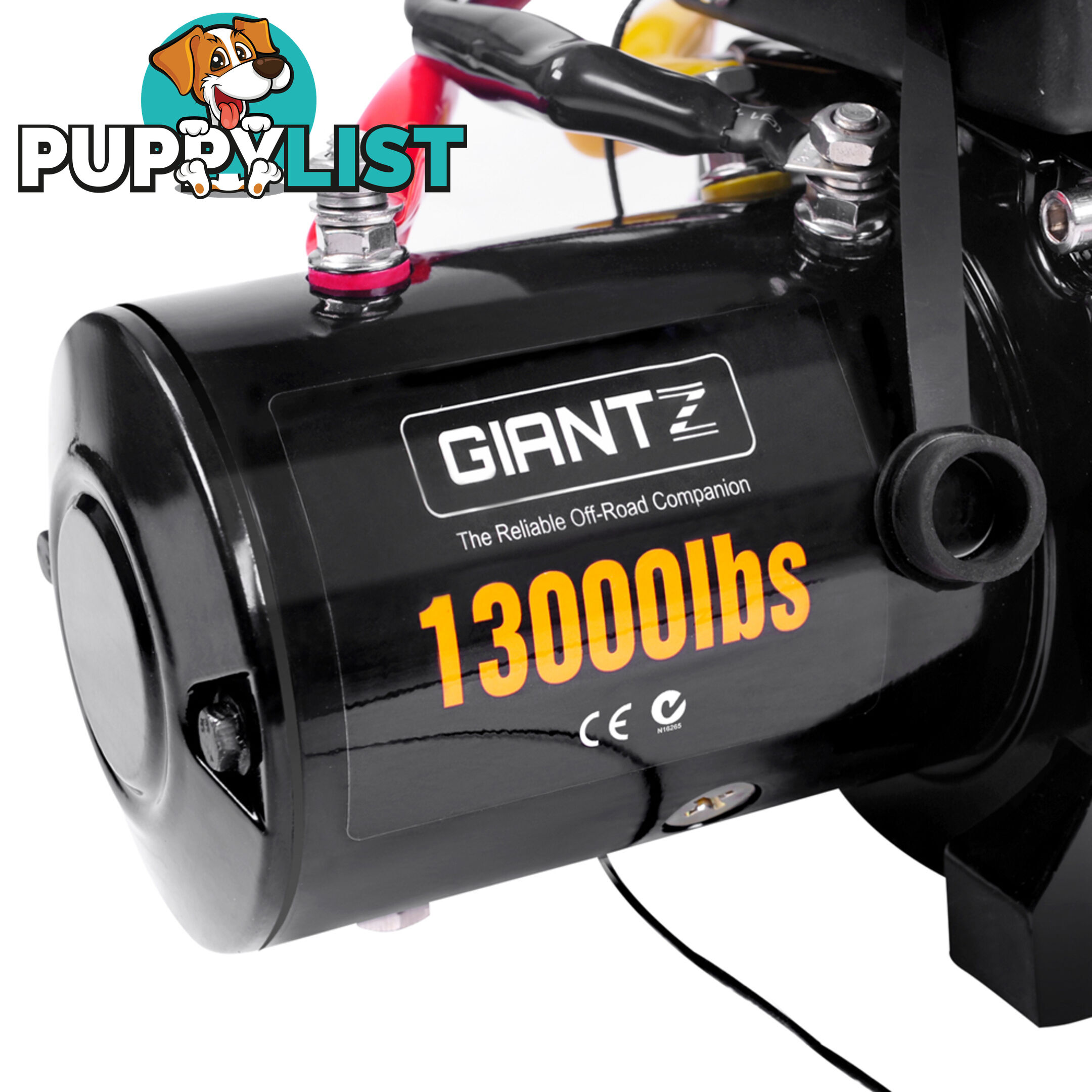 12V 13000 LBS Wireless Steel Cable Electric Winch