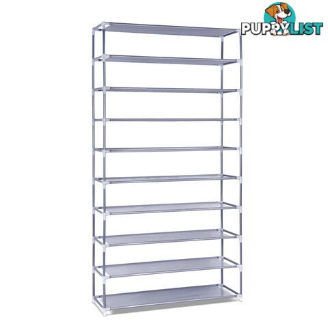 10 Tiers Stackable Shoe Storage Rack _ 159cm