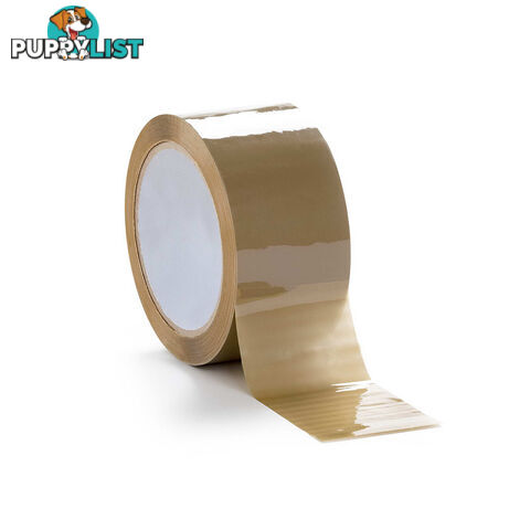 108 Rolls Packing Tape 48mm x 75m Shipping Box Carton Packaging Browntape