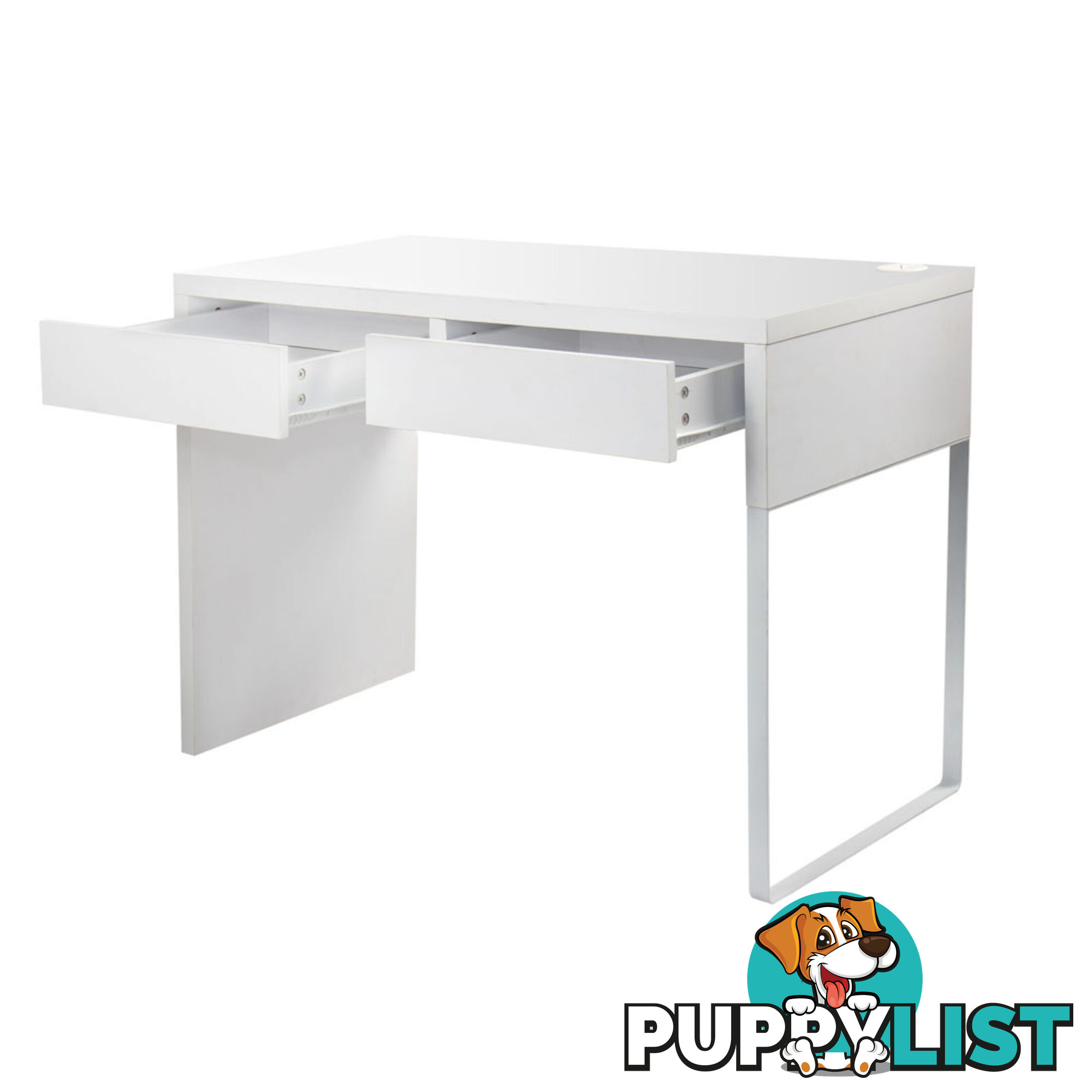 Office Computer Desk Table w/ Drawers White