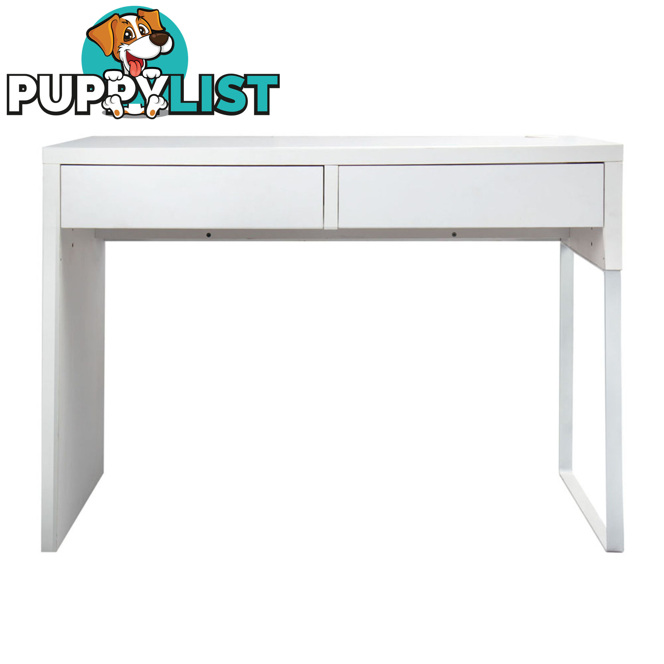 Office Computer Desk Table w/ Drawers White