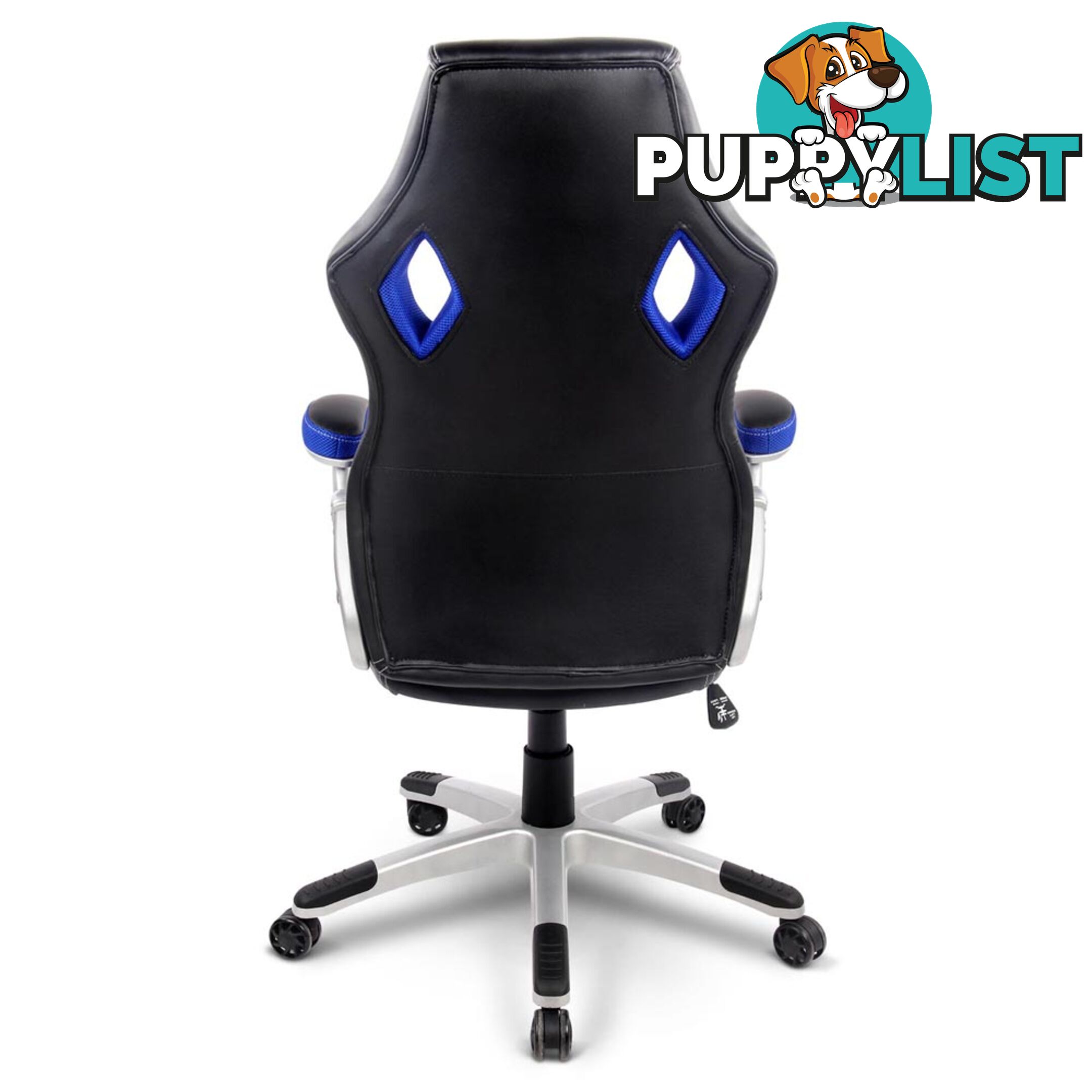 PU Leather & Mesh Racing Style Office Chair