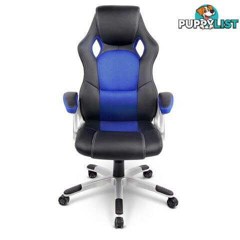 PU Leather & Mesh Racing Style Office Chair