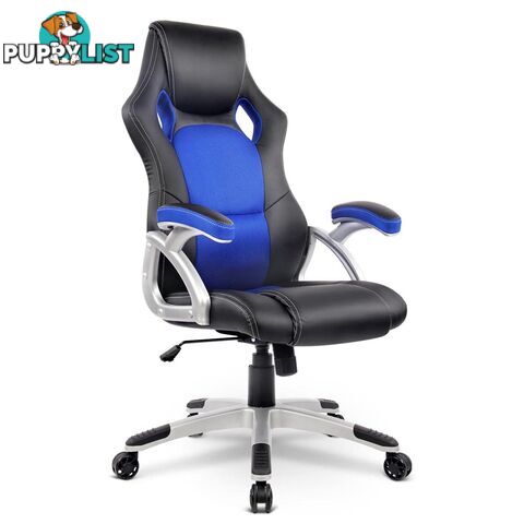 PU Leather & Mesh Racing Style Office Chair