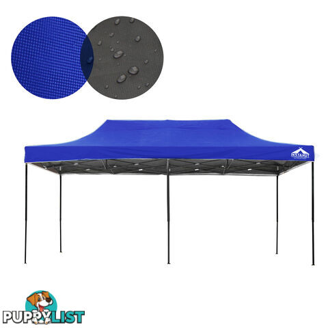 3m x 6m Pop-up Garden Outdoor Gazebo Blue