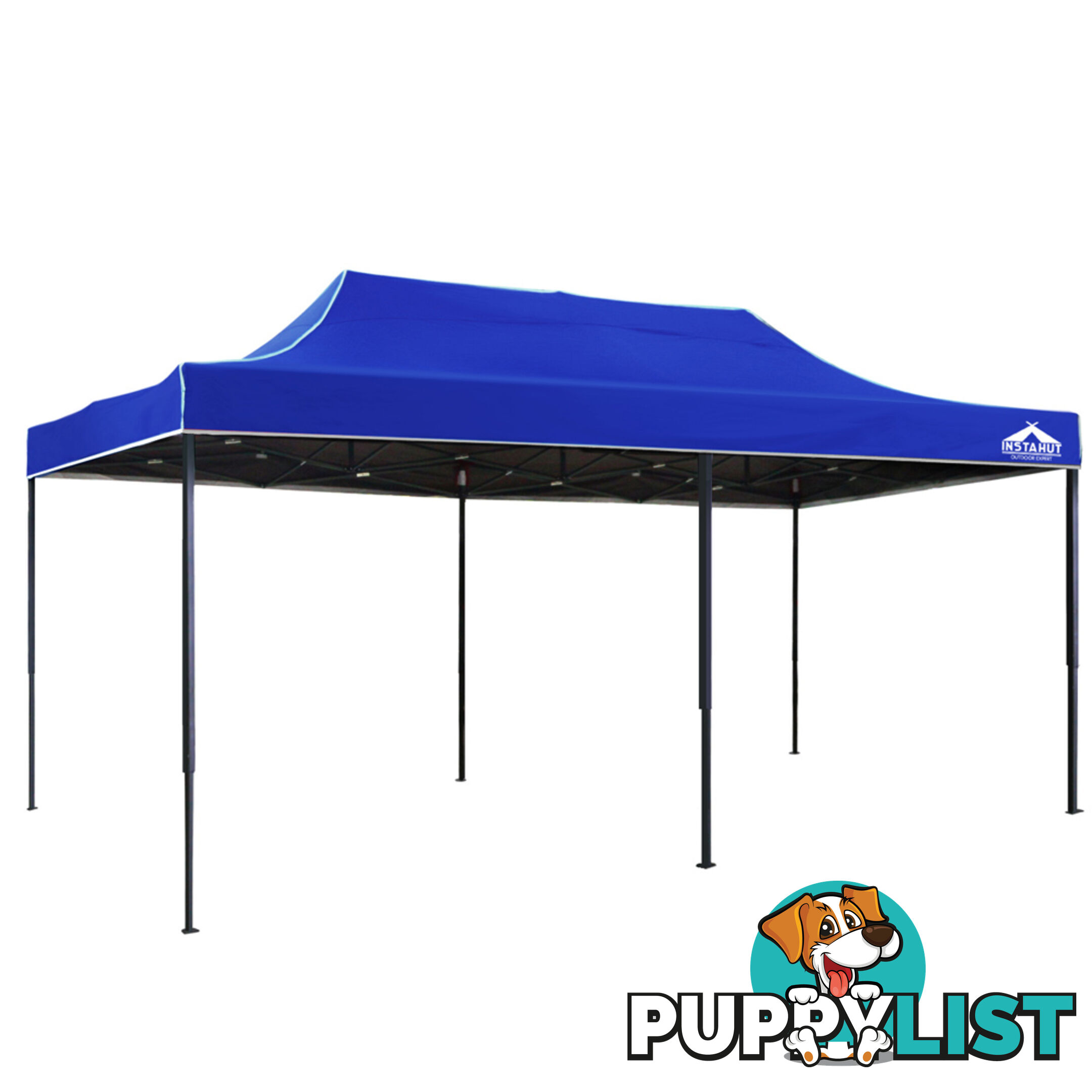 3m x 6m Pop-up Garden Outdoor Gazebo Blue