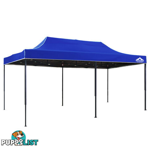 3m x 6m Pop-up Garden Outdoor Gazebo Blue