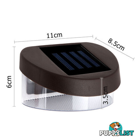 Set of 12 Solar Fence Light