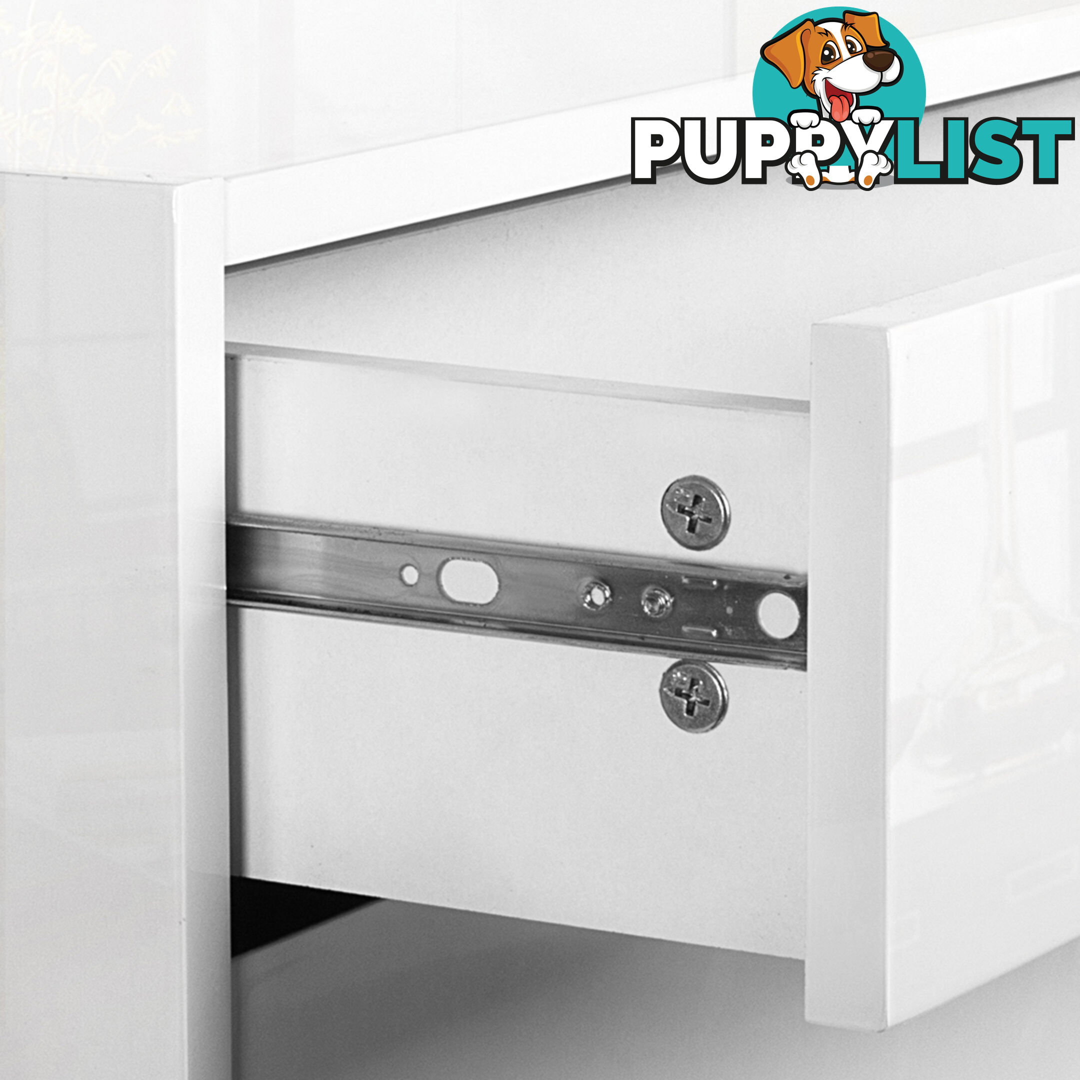 High Gloss Shoe Cabinet Rack White