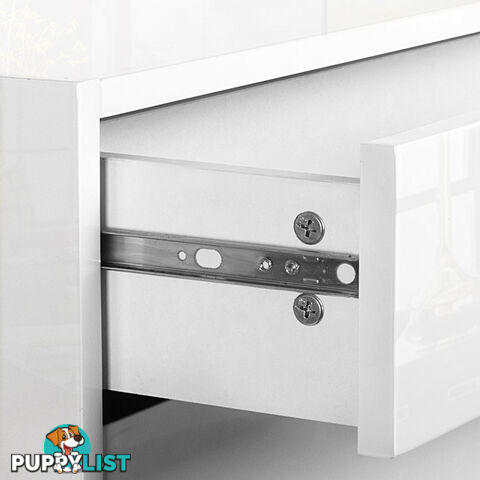 High Gloss Shoe Cabinet Rack White