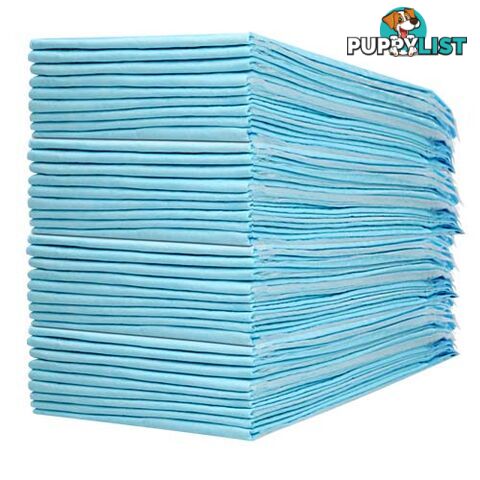 50 Puppy Toilet Pads Super Absorbent Pet Cat Dog Pee Potty Training Pad Blue