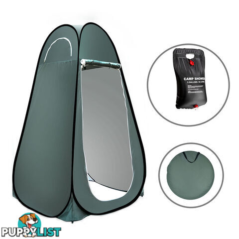 Pop Up Camping Change Room Shelter Shower Toilet Tent Free Shower Bag