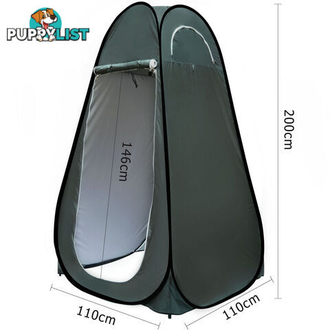 Pop Up Camping Change Room Shelter Shower Toilet Tent Free Shower Bag