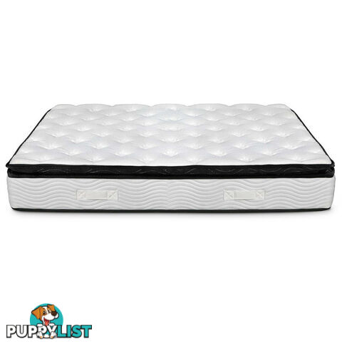 Luxury Mattress 28cm Natural Latex Pillow Top 5 Zone Pocket Spring Bed King