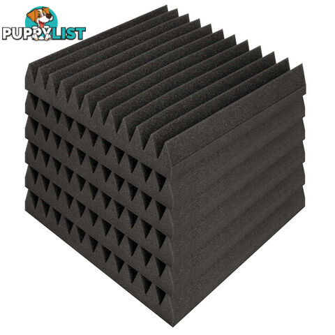 20 x Studio Wedge Acoustic Foam Charcoal 30 x 30cm