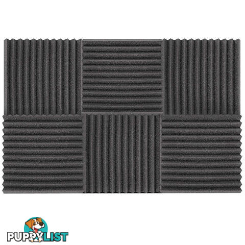 20 x Studio Wedge Acoustic Foam Charcoal 30 x 30cm