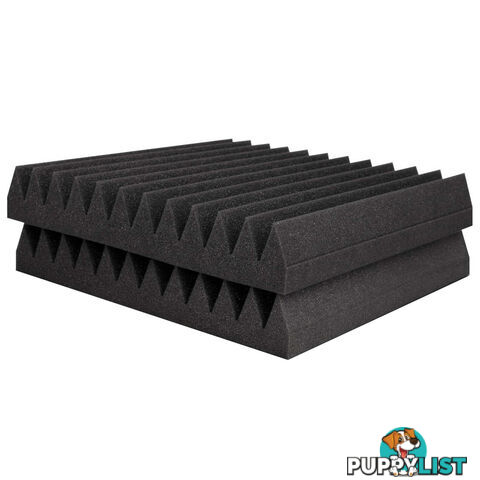 20 x Studio Wedge Acoustic Foam Charcoal 30 x 30cm