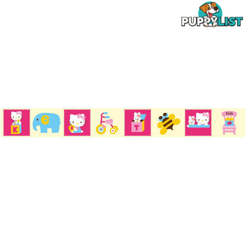 Hello Kitty Wall Border Stickers - Totally Movable