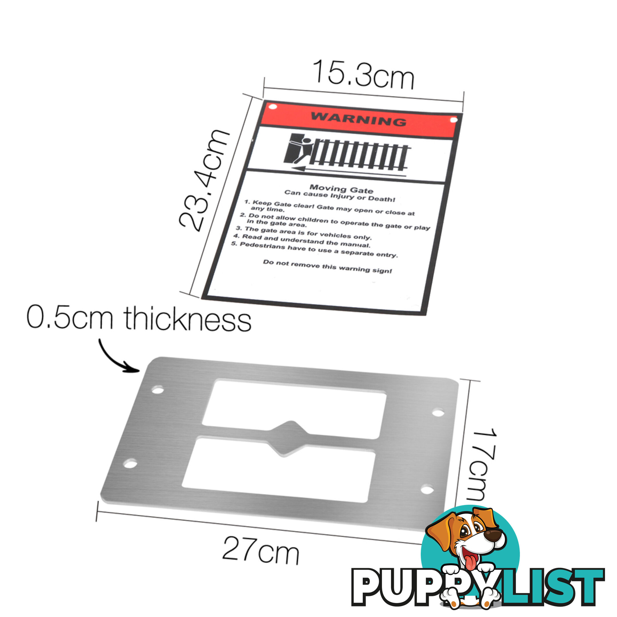 Automatic Sliding Gate Opener - 1800kg with 2 Remote Controls