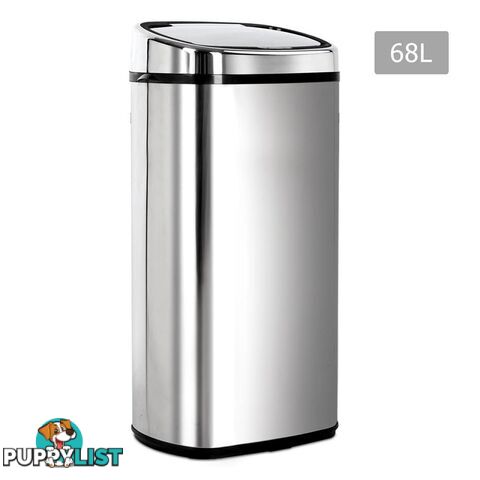 68L Motion Sensor Stainless Steel Rubbish Bin Automatic Kitchen Waste Trash Can