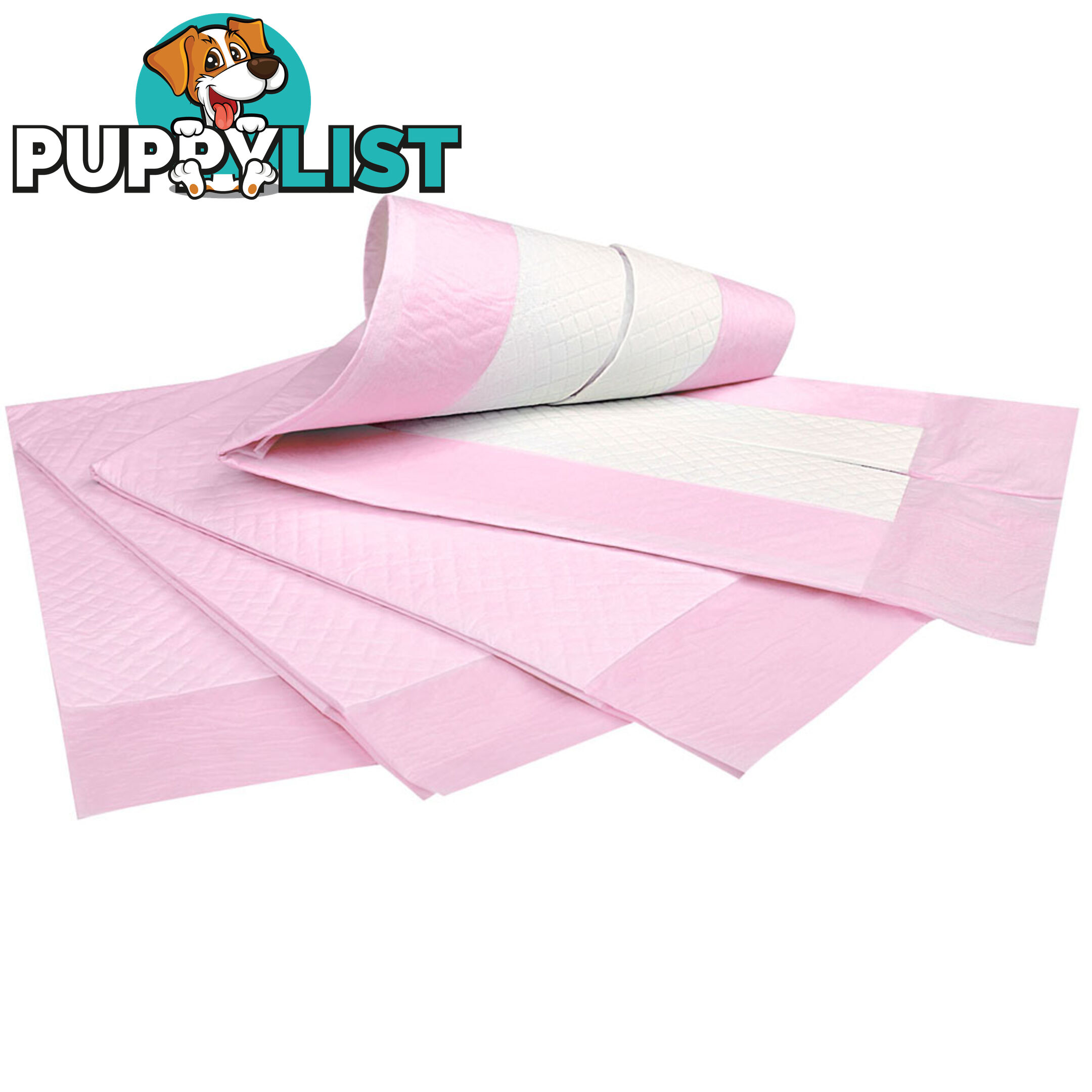 100 Puppy Toilet Pads Super Absorbent Pet Cat Dog Pee Potty Training Pad Pink