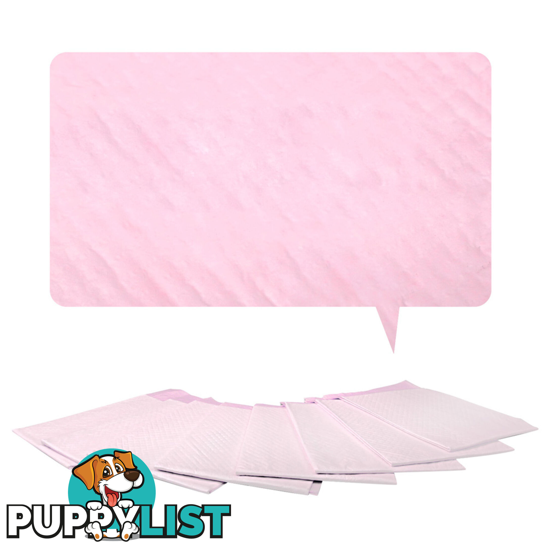 100 Puppy Toilet Pads Super Absorbent Pet Cat Dog Pee Potty Training Pad Pink