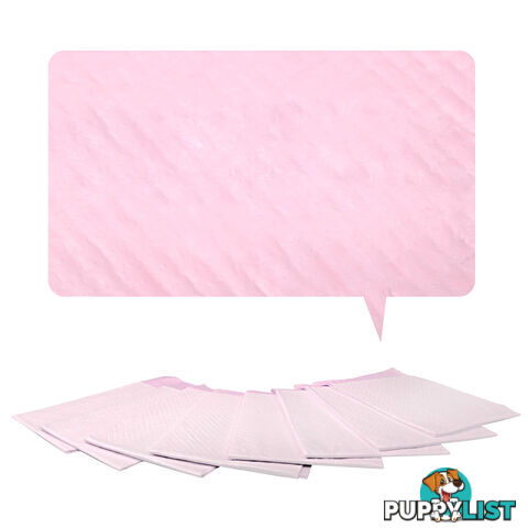 100 Puppy Toilet Pads Super Absorbent Pet Cat Dog Pee Potty Training Pad Pink