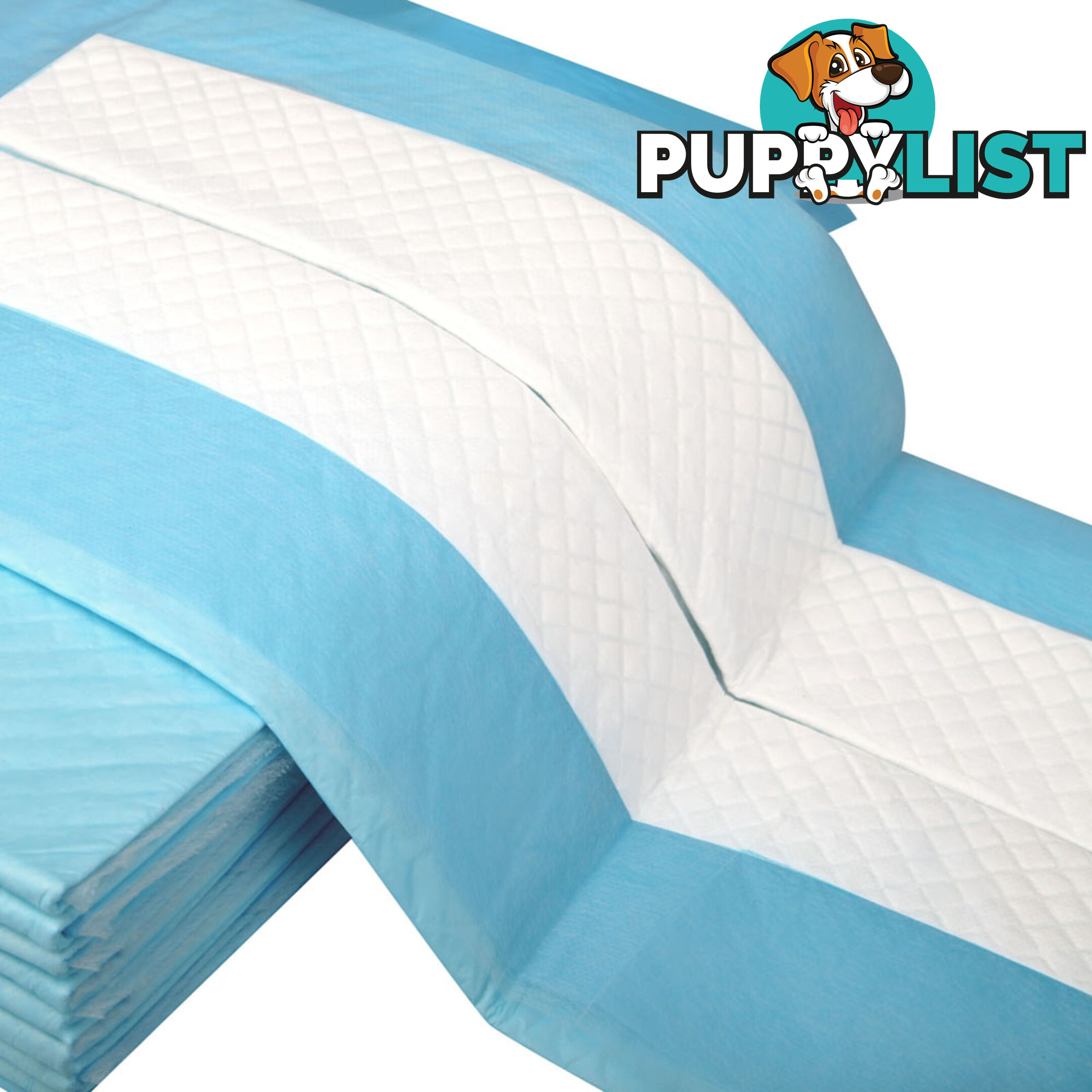 200 Puppy Toilet Pads Super Absorbent Pet Cat Dog Pee Potty Training Pad Blue