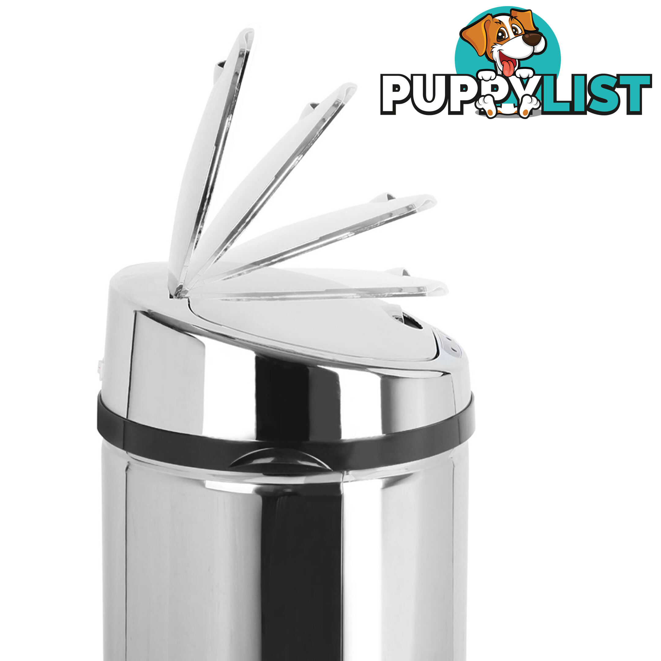 50L Motion Sensor Stainless Steel Rubbish Bin Automatic Kitchen Waste Trash Can