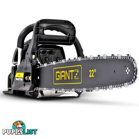 22'' Petrol Chainsaw 58cc E-start Bar Commercial Pruner Tree Log Chain Saw