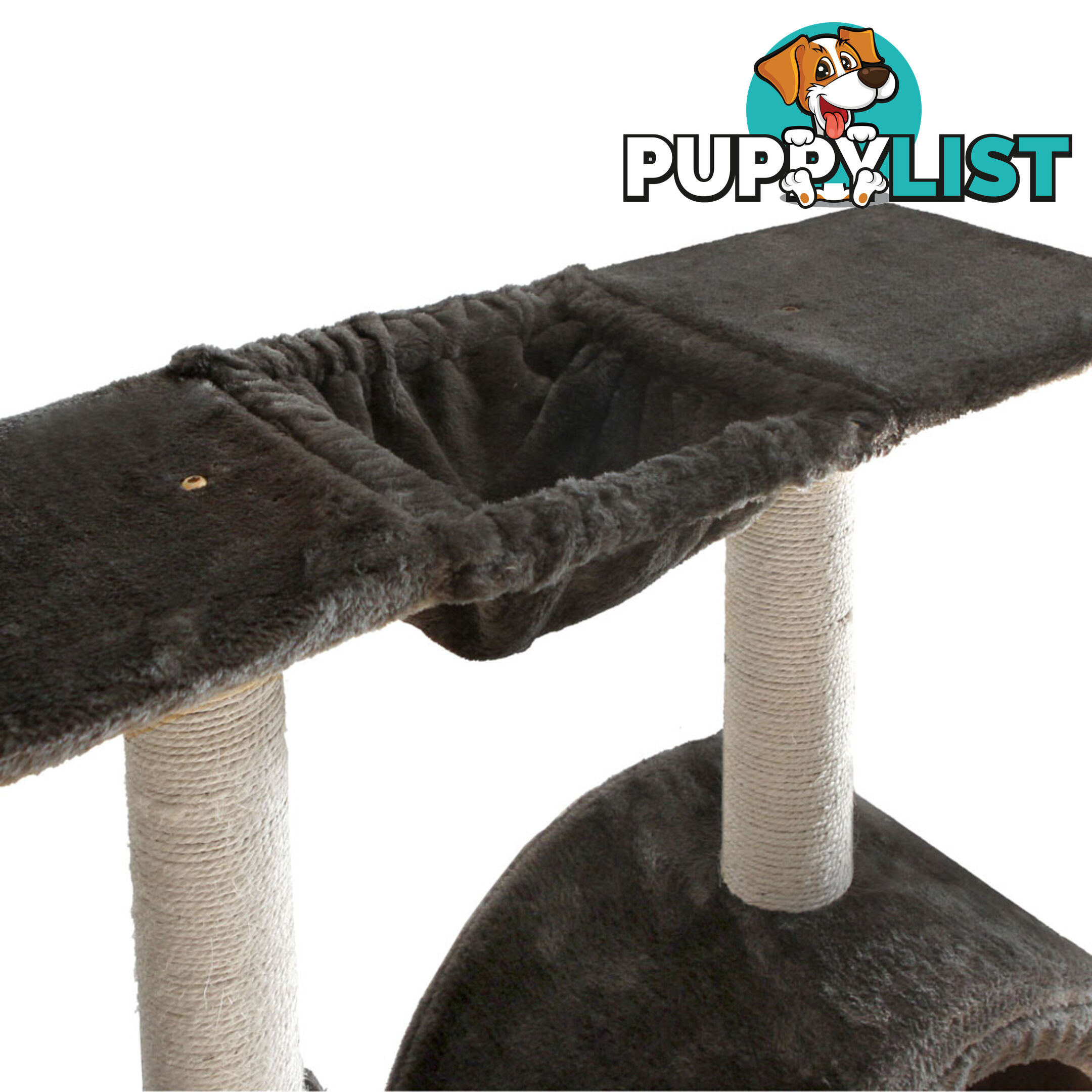 Cat Scratching Poles Post Furniture Tree 100cm Dark Grey