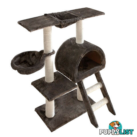 Cat Scratching Poles Post Furniture Tree 100cm Dark Grey