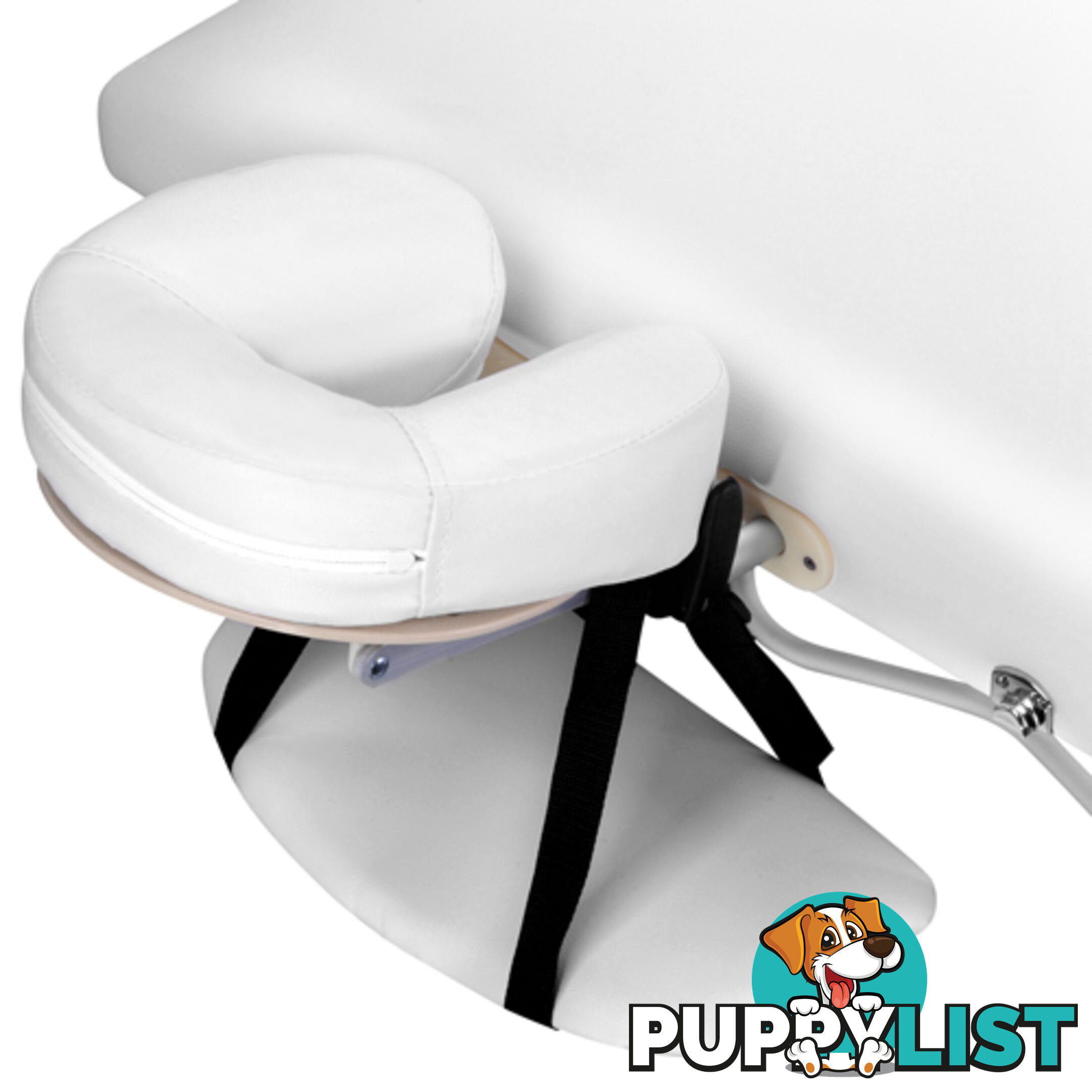 Portable Aluminium 3 Fold Massage Table Beauty Chair Bed Treatment White 75cm