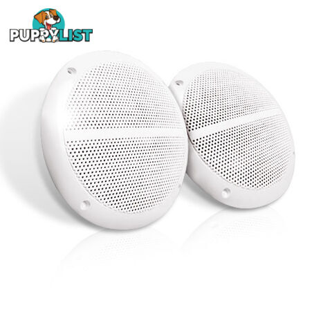 2 x 6.5&#34; 120W Outdoor Waterproof Marine Speaker 2-Way Boat Audio Stereo System