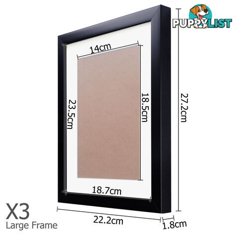 11 Piece Picture Frames Set Multi Wall Photo Home Decor Art Black Gift Present