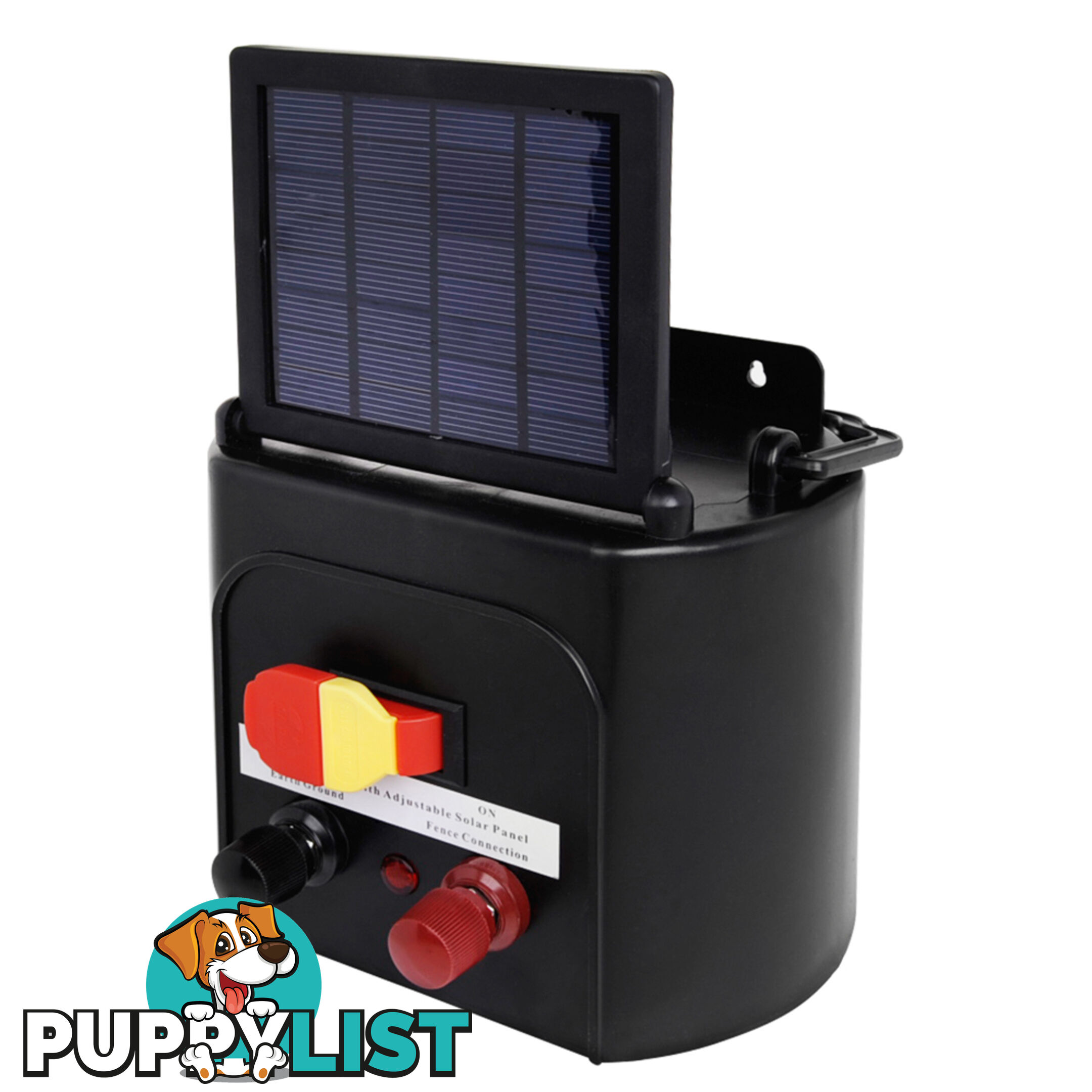 Solar Power 5Km Electric Fence Farm Animal Pet Energiser Energizer Charger 0.15J