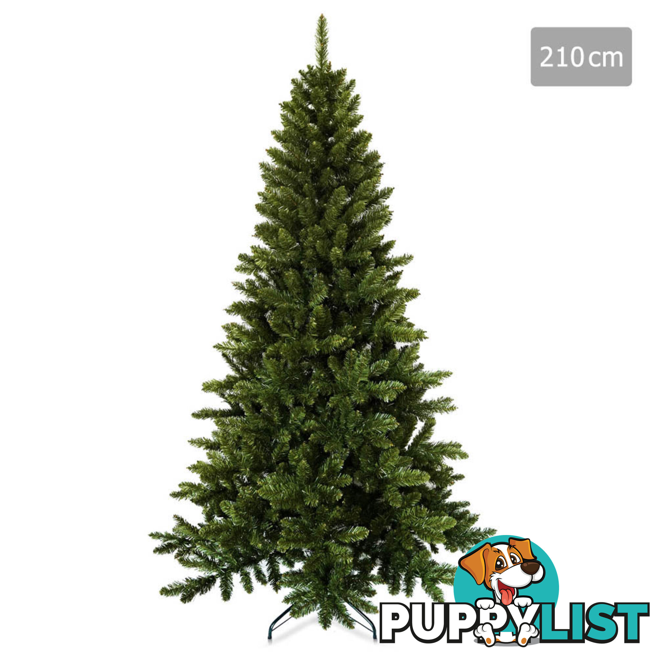 7FT Christmas Tree 210cm 850 Tips Full Body Xmas Tree Home Decorate Green